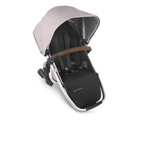 UPPAbaby Vista V2 Stroller - Alice (Dusty Pink/Silver/Saddle Leather) + Upper Adapters + RumbleSeat V2- Alice (Dusty Pink/Silver/Saddle Leather)