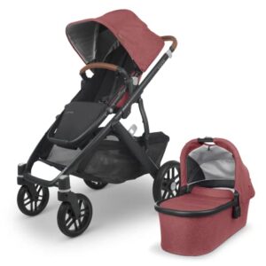 Vista V2 Stroller - Lucy (Rosewood mélange/Carbon/Saddle Leather)