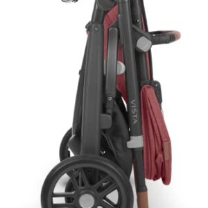 Vista V2 Stroller - Lucy (Rosewood mélange/Carbon/Saddle Leather)