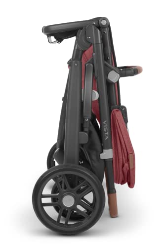 Vista V2 Stroller - Lucy (Rosewood mélange/Carbon/Saddle Leather)