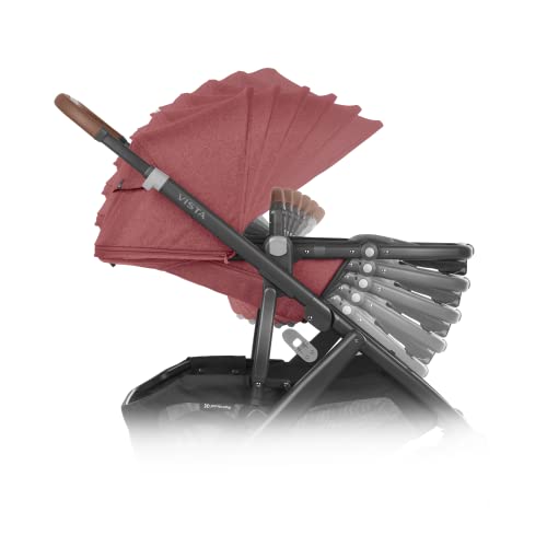 Vista V2 Stroller - Lucy (Rosewood mélange/Carbon/Saddle Leather)