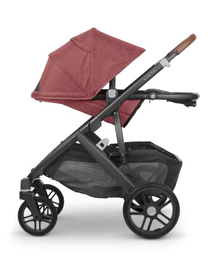 Vista V2 Stroller - Lucy (Rosewood mélange/Carbon/Saddle Leather)