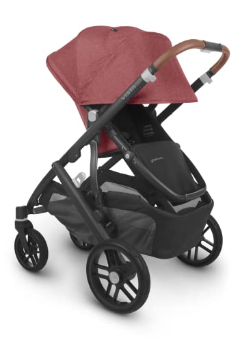 Vista V2 Stroller - Lucy (Rosewood mélange/Carbon/Saddle Leather)