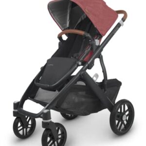 Vista V2 Stroller - Lucy (Rosewood mélange/Carbon/Saddle Leather)