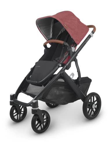 Vista V2 Stroller - Lucy (Rosewood mélange/Carbon/Saddle Leather)