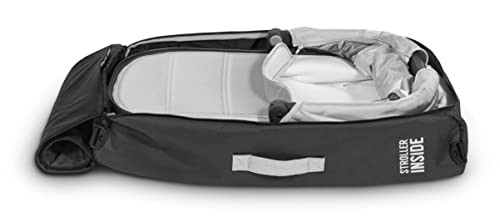 UPPAbaby RumbleSeat/Bassinet Travel Bag with TravelSafe , Black/Blue