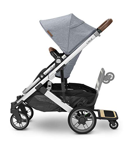 UPPAbaby Cruz V2 Stroller - Alice (Dusty Pink/Silver/Saddle Leather) + Piggyback for Cruz V2