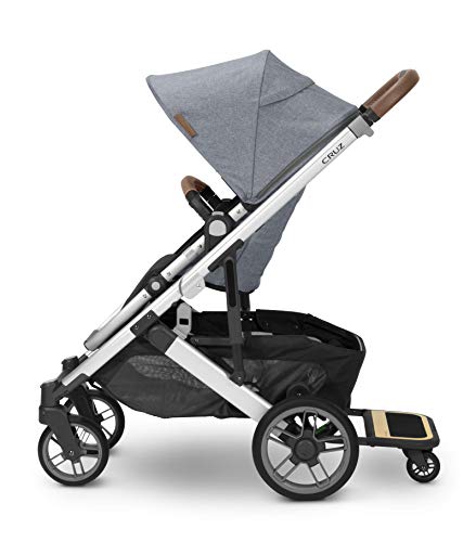 UPPAbaby Cruz V2 Stroller - Alice (Dusty Pink/Silver/Saddle Leather) + Piggyback for Cruz V2