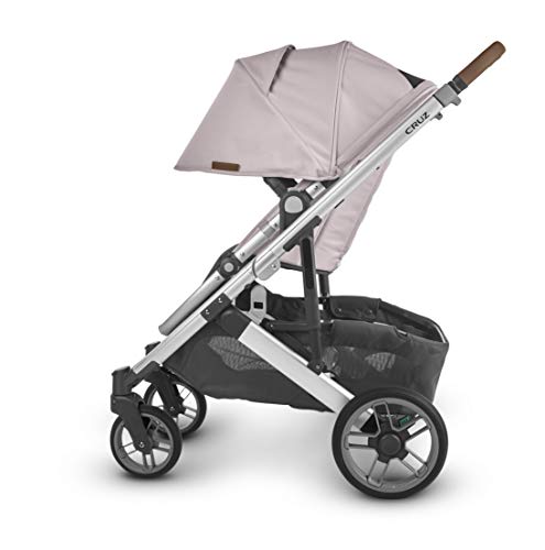 UPPAbaby Cruz V2 Stroller - Alice (Dusty Pink/Silver/Saddle Leather) + Piggyback for Cruz V2