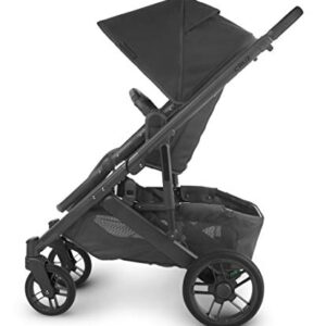 Cruz V2 Stroller - Jake (Black/Carbon/Black Leather) + MESA Infant Car Seat - Jordan (Charcoal mélange) Merino Wool