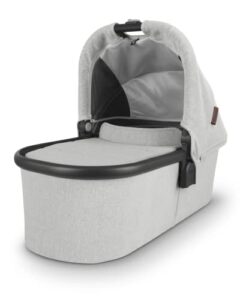 bassinet- anthony (white and grey chenille/carbon)