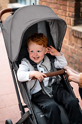 MINU V2 Stroller-Emelia (sage Green/Silver/Chestnut Leather)