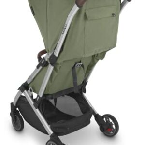 MINU V2 Stroller-Emelia (sage Green/Silver/Chestnut Leather)