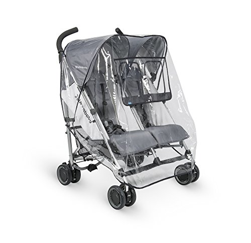 UPPAbaby G-Link 2  Stroller - Jordan (Charcoal Melange/Silver) + G-Link 2 Rain Shield