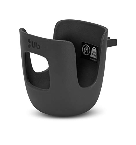 UPPAbaby ALTA Booster Seat - Jake (Black Melange) + Extra Cup Holder for ALTA