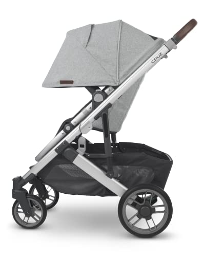 Cruz V2 Stroller - Stella (Grey Brushed mélange/Silver/Chestnut Leather) + MESA MAX - Jake (Charcoal)