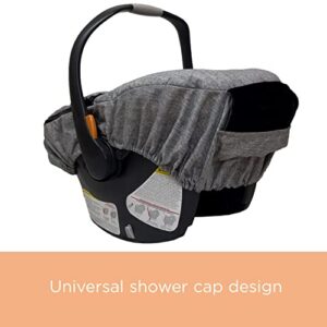 liuliuby Winter Baby Car Seat Cover - Cold Weather Insulated Carseat Bunting Bag/Blanket Accessories for Newborn & Infant - Keeps Babies Warm and Cozy - Carrier Canopy for Boys & Girls (Heather Gray)