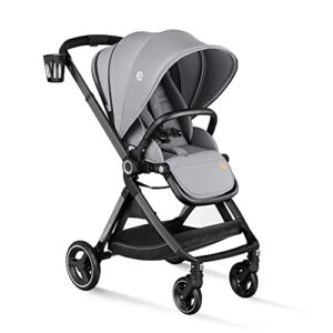 baby stroller, elittle emu toddler stroller with reversible seat, 0-36 months full-size stroller convenient for various travel venues or vehicles carrying