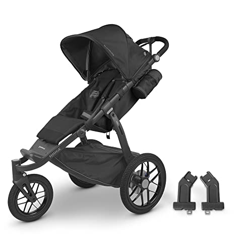 Ridge Stroller - Jake (Charcoal/Carbon)+ Adapters for Ridge (All MESA Models and Bassinet)