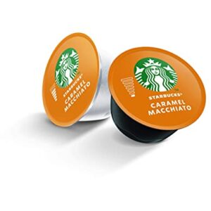 Starbucks Coffee by Nescafe Dolce Gusto, Starbucks Caramel Macchiato, Coffee Pods, 12 capsules, Pack of 3 (Packaging May Vary)