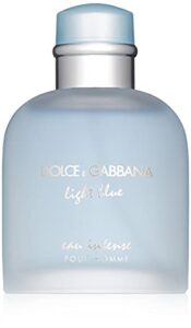 dolce & gabbana light blue eau intense for men eau de parfum spray, 3.3 fl ounce