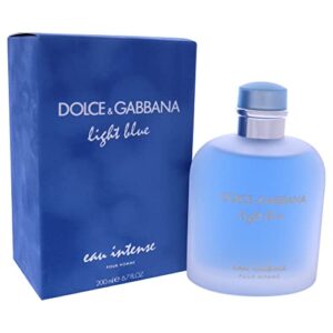 Dolce & Gabbana Light Blue Eau Intense for Men Eau De Parfum Spray, 6.7 Ounce