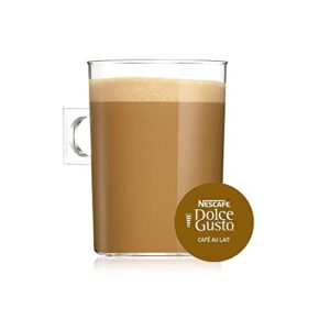 Nescaf? Dolce Gusto CAF? Au Lait (Pack of 3, Total 48 Capsules)