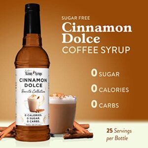 Jordan's Skinny Mixes Syrups Cinnamon Dolce, Sugar Free Flavoring, 25.4 Oz