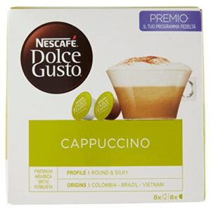 nescafe dolce gusto cappuccino 16 capsules 100g