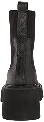 Dolce Vita Women's Hoven Fashion Boot, Black Leather H2O, 8.5