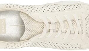 Dolce Vita Women's Zina PERF Sneaker, White Perforated Leather, 6.5