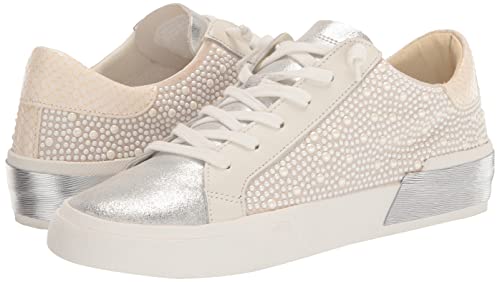 Dolce Vita Women's Zina Sneaker, Vanilla Pearls, 7