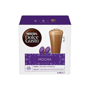 nescafe dolce gusto mocha 8 per pack – pack of 2