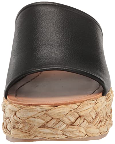 Dolce Vita Women's PABLOS Sandal, Black Leather, 8