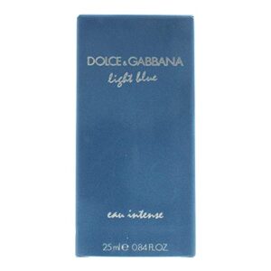 Dolce and Gabbana Light Blue Eau Intense Women EDP Spray (Mini) DEG00283 0.84 Fl Oz (Pack of 1)