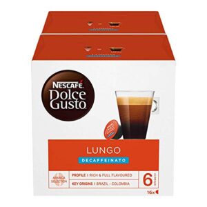 nescafe dolce gusto lungo decaf 112g – pack of 2