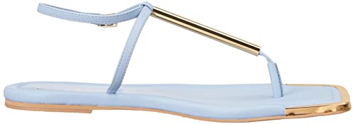 Dolce Vita Women's ARCHEY Flat Sandal, Sky Blue Stella, 9