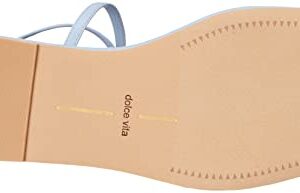 Dolce Vita Women's ARCHEY Flat Sandal, Sky Blue Stella, 9