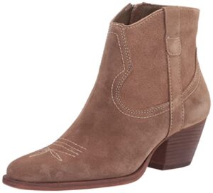 dolce vita women’s silma ankle boot, truffle suede, 8