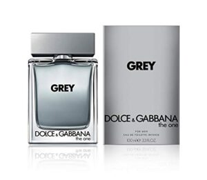 dolce & gabbana the one grey for men eau de toilette spray, 1.6 ounce