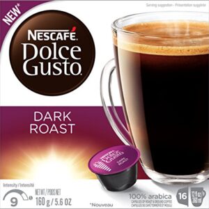 nescafÉ dolce gusto capsules – dark roast, 16 count