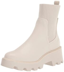 dv dolce vita womens villa fashion boot, ivory, 8.5 us