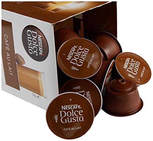 Nescafé Dolce Gusto Café au lait, Pack of 6, 6 x 16 Capsules