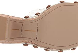 Dolce Vita Women's EMOL Sandal, Crystal Vinyl, 8.5