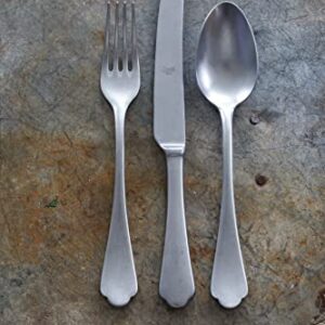 Mepra Dolce Vita Cutlery Set – [20 Pieces Set] Pewter Finish, Dishwasher Safe Cutlery