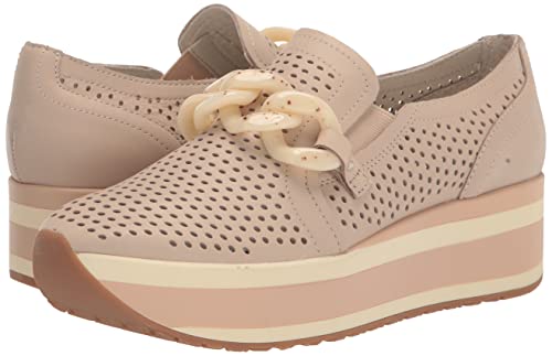 Dolce Vita Women's JHENEE PERF Sneaker, Sand Nubuck, 6.5