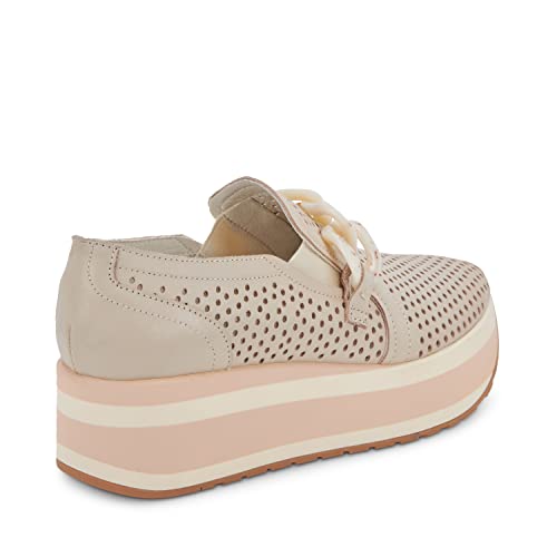 Dolce Vita Women's JHENEE PERF Sneaker, Sand Nubuck, 6.5