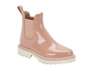 dolce vita women’s stormy h20 rain boot, rose patent stella, 8