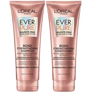 l’oreal paris everpure bonding shampoo and conditioner kit for color-treated hair, 6.8 ounce (set of 2)