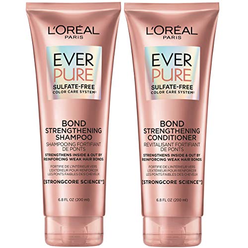 L'Oreal Paris EverPure Bonding Shampoo and Conditioner Kit for Color-Treated Hair, 6.8 Ounce (Set of 2)